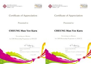 The Hong Kong Polytechnic University Department of Logistics and Maritime Studies